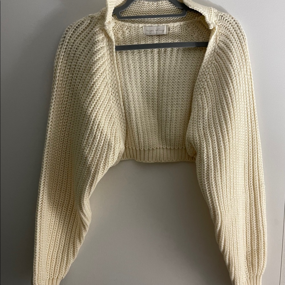 Cropped sweater